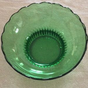 E.O. Brody Green Glass Bowl